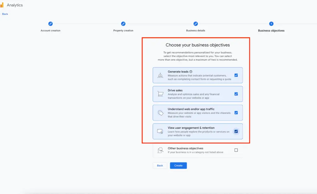 ขั้นตอนการตั้งค่า GA4
