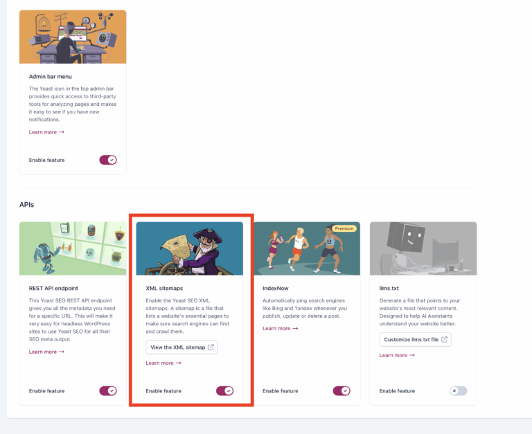 Yoast SEO interface for SEO users